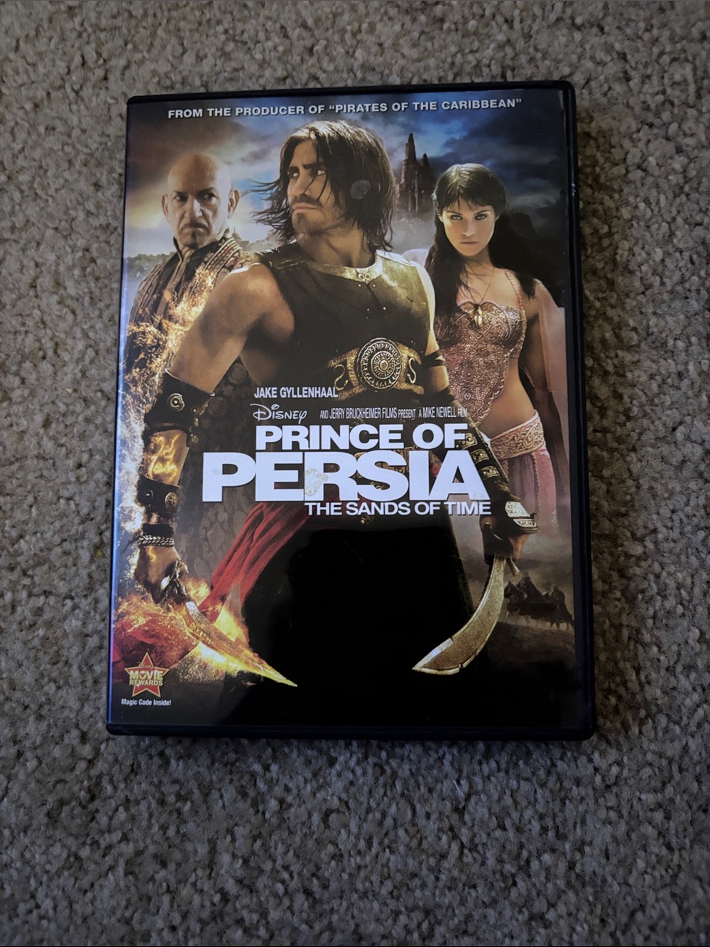 Disney Prince of Persia DVD with Blue and Black Artwork